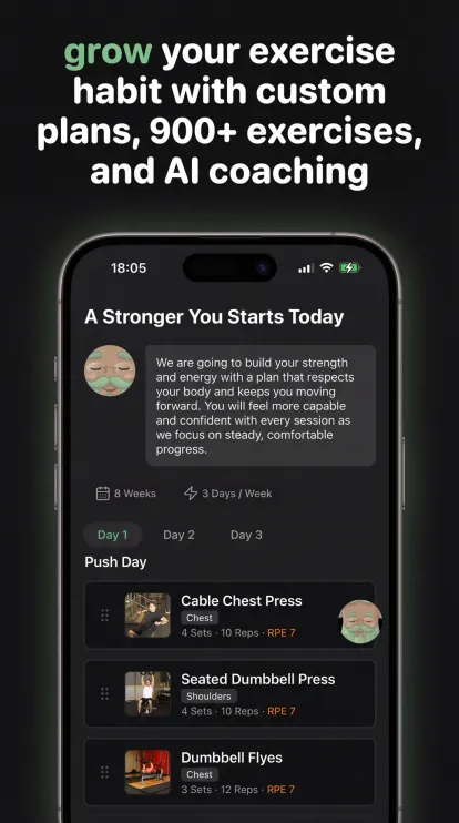 Cooltivo app — grow your exercise habit